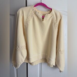 Aerie Lace-Trim Sweatshirt